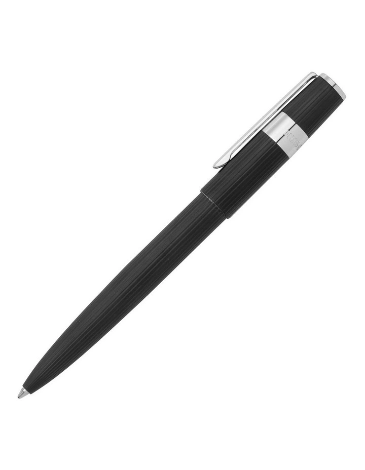 Hugo Boss Ballpoint Pen Pinstripe Black Chrome image 2
