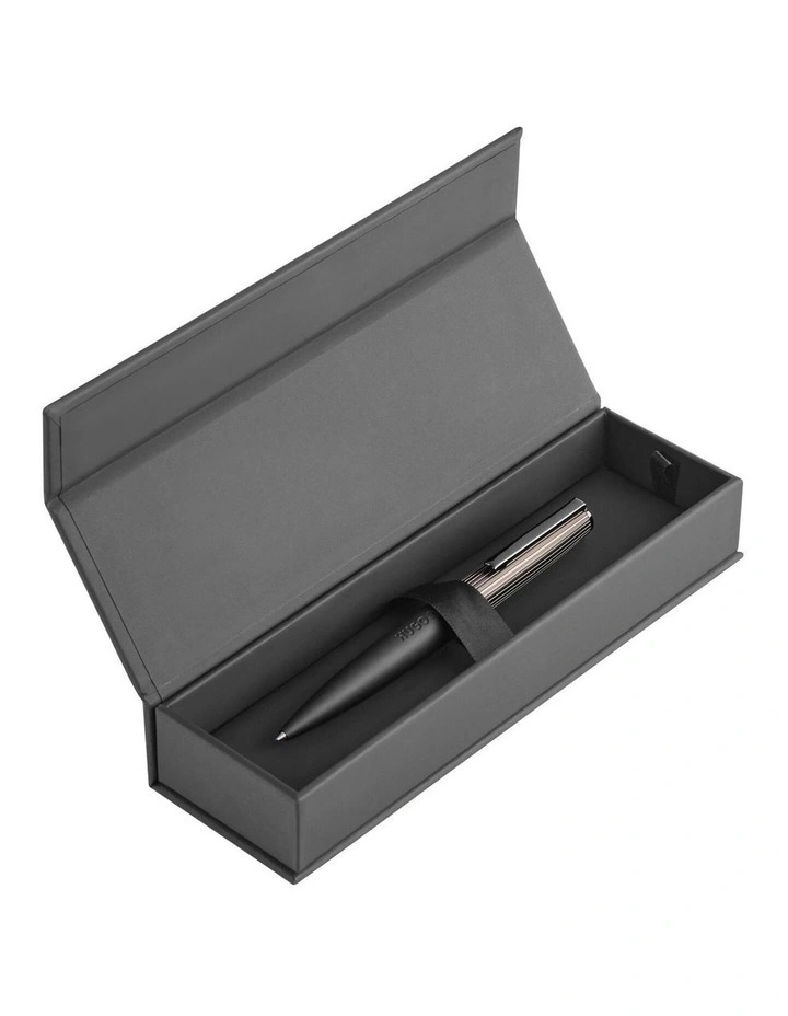 Hugo Boss Ballpoint pen Illusion Arcade Black & Gun image 5