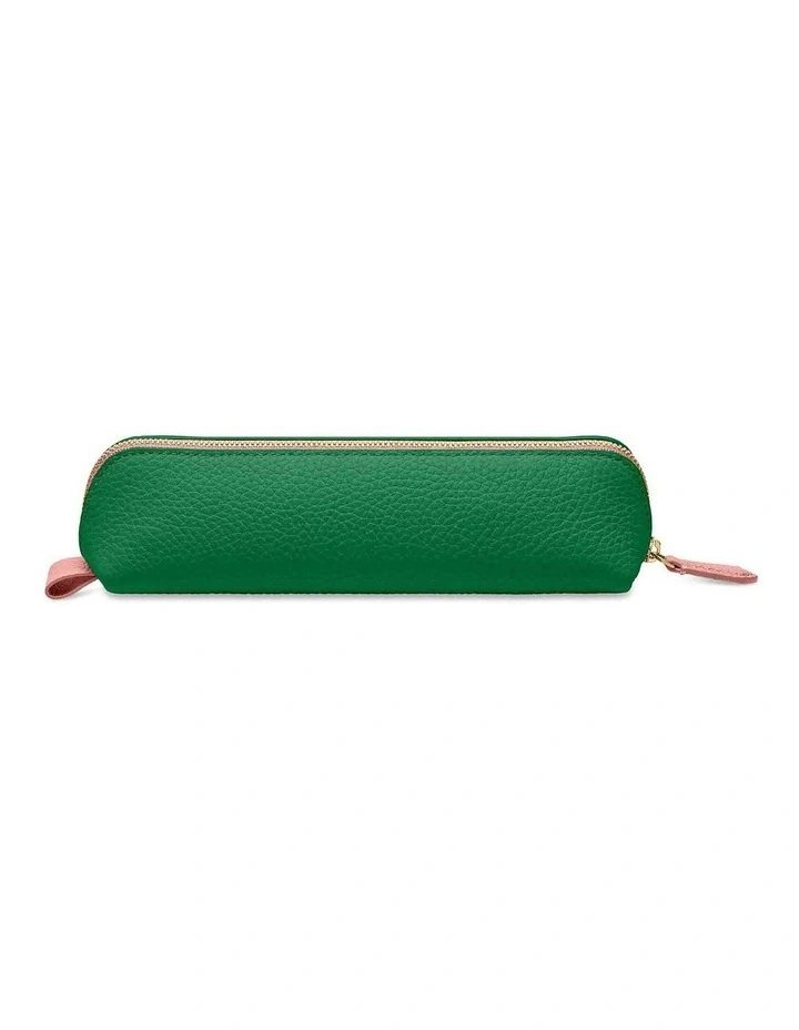 The Pencil Case in Emerald Lily image 4