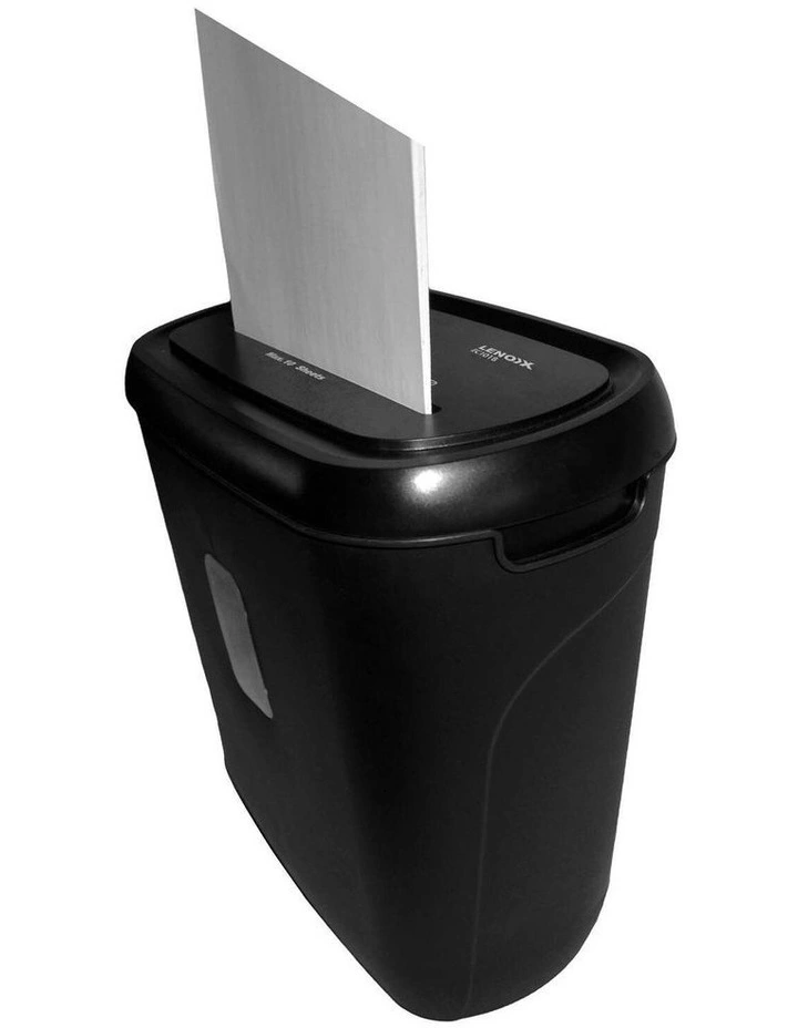 10 Sheet Cross Cut Paper Shredder Machine 21L Capacity image 2
