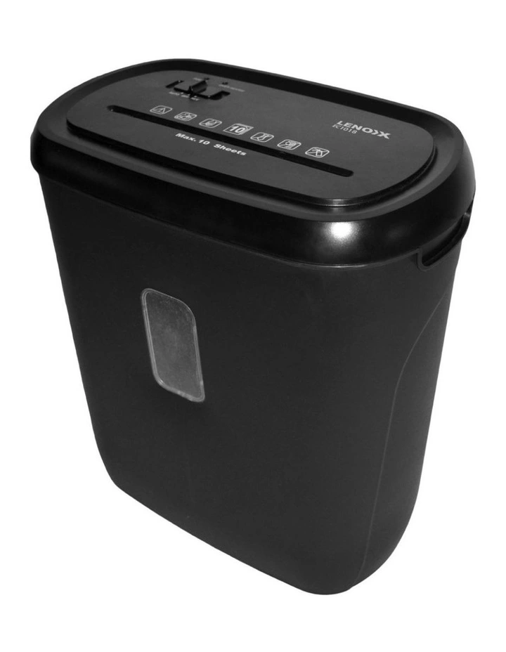 10 Sheet Cross Cut Paper Shredder Machine 21L Capacity image 4
