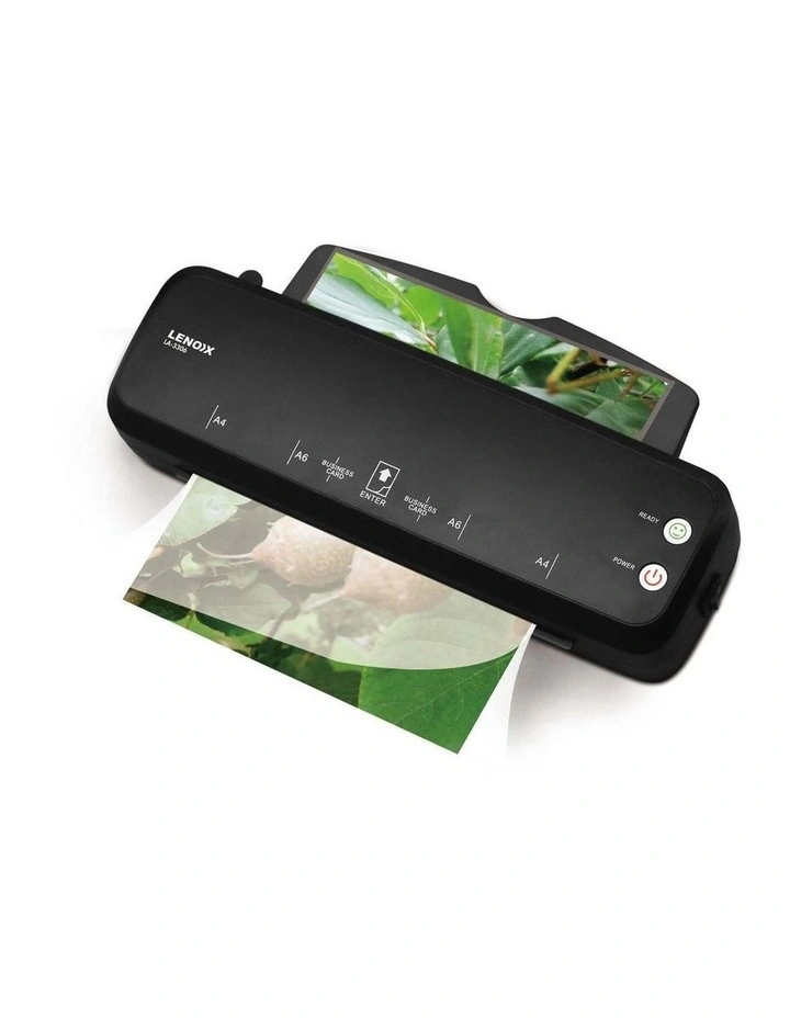 Hot Paper Laminator (A4 Size) 300W in Black image 1