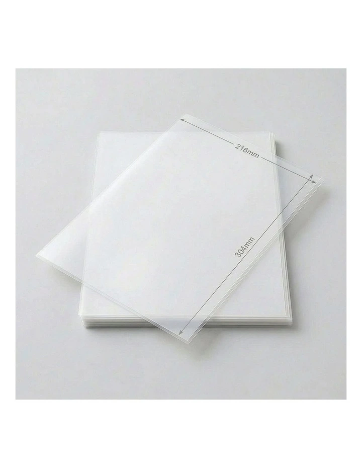 Laminating Pouches 100x in Transparent image 2