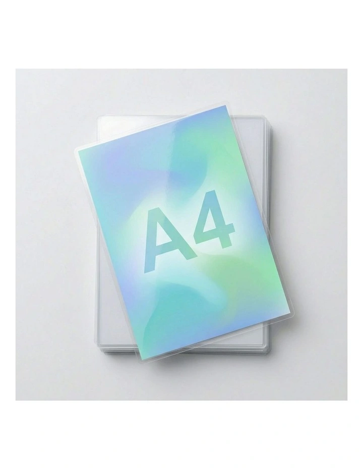 Laminating Pouches 100x in Transparent image 3