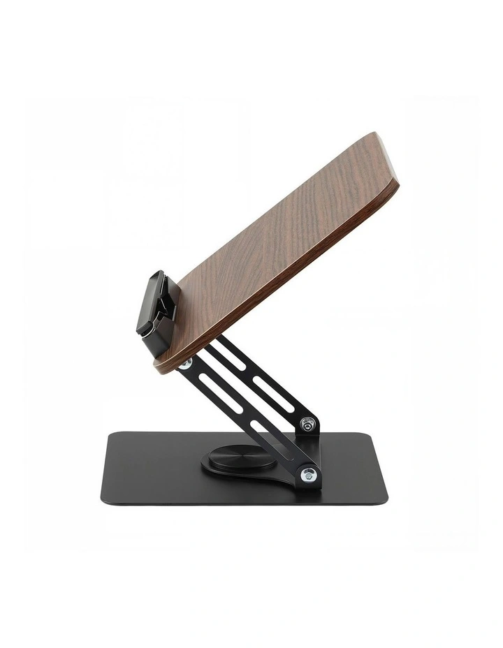 Artiss Adjustable Book Stand Foldable Book Holder with 360 Degree Rotating Base & Page Clip image 3