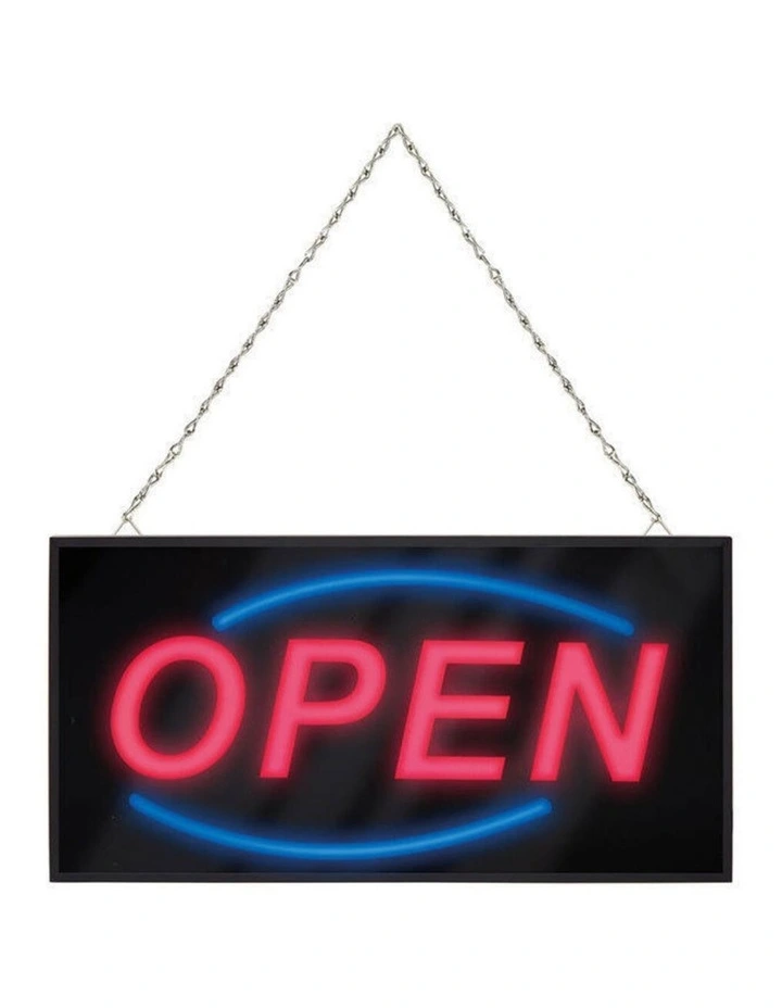 40Cm Led Open Sign/Electric Board/Light/Hanging For Wall/Glass Window/Shop/Cafe image 2