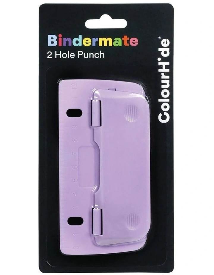 ColourHide Bindermate 2 Round Hole Punch Maker Paper Puncher for File Binder PUL image 2