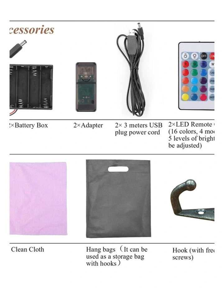 Double-Sided LED Writing Board with 16 Colors & Flashing Modes image 5