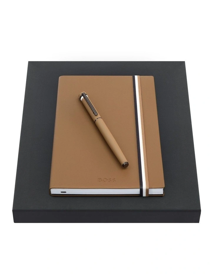BOSS Set (Rollerball Pen & A5 Notebook Camel) image 2