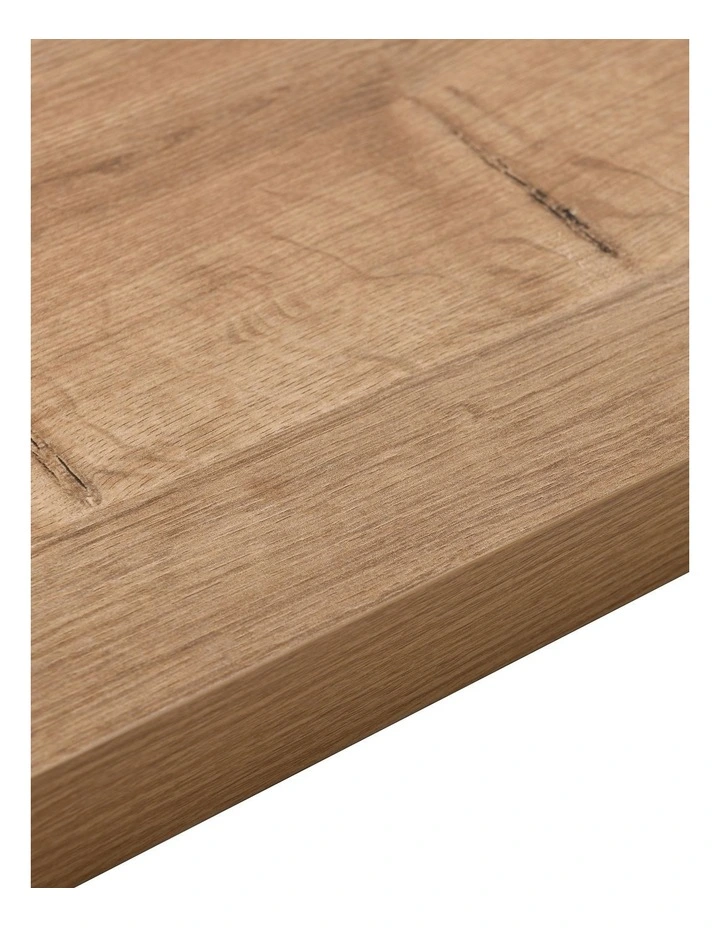 Takara Seiso Curved Corner Floating Wall Shelves Display Rack (Set of 3) in Honey Oak image 5