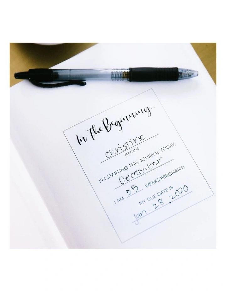 Pregnancy Journal - Linen image 2