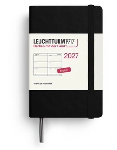 Weekly Planner Mini (A7) 2027, Black