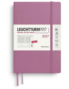 Week Planner Paperback (B6 ) 2027, Dusty Rose