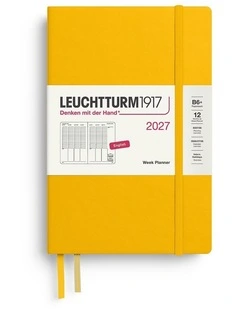 Week Planner Paperback (B6 ) 2027, Sunflower