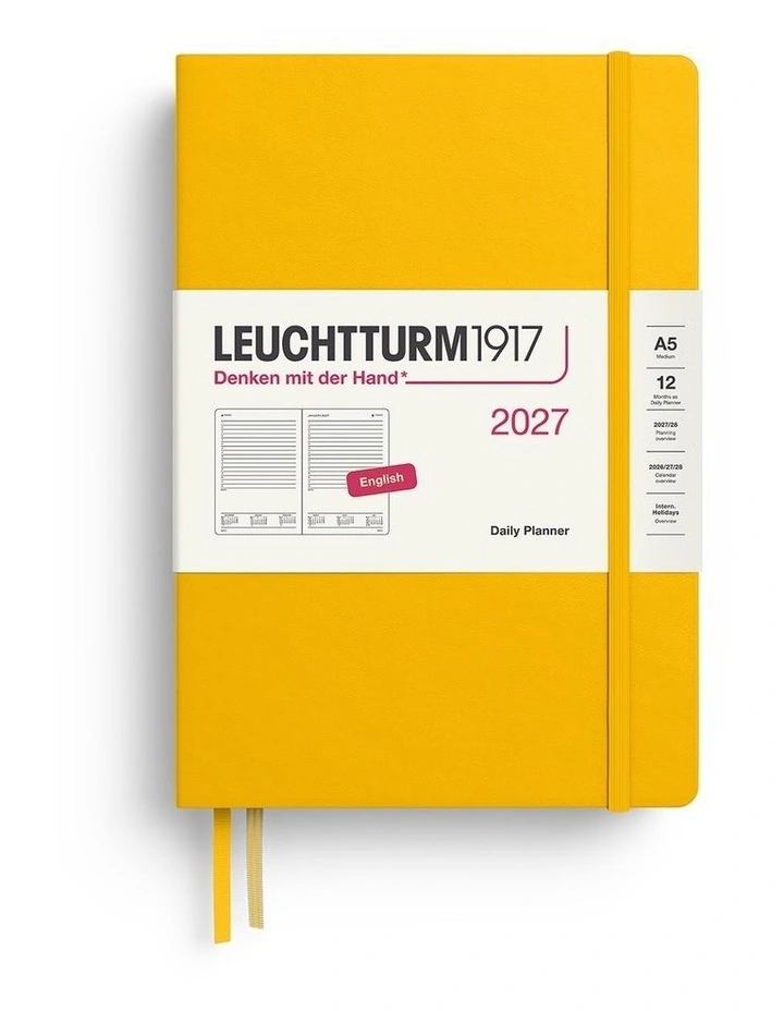 Daily Planner Medium (A5) 2027, Ruled, Sunflower image 1