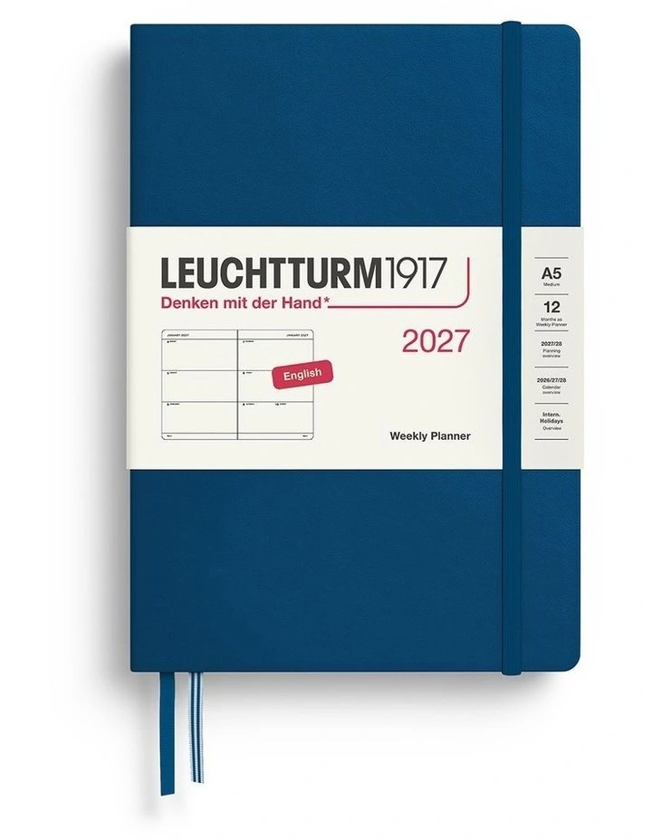 Weekly Planner Medium (A5) 2027, Indigo image 1