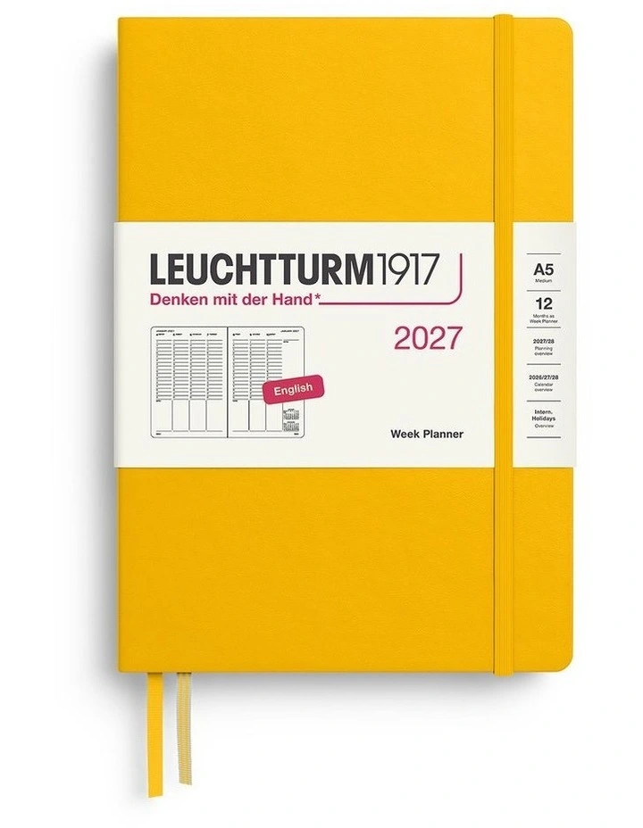 Week Planner Medium (A5) 2027, Sunflower image 1