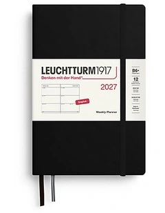 Weekly Planner Paperback (B6 ) 2027, Black