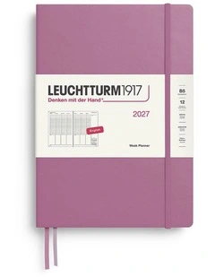 Week Planner Composition (B5) 2027, Dusty Rose