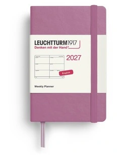 Weekly Planner Mini (A7) 2027, Dusty Rose