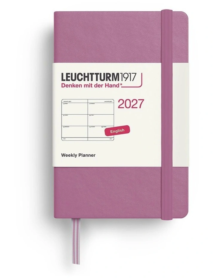 Weekly Planner Mini (A7) 2027, Dusty Rose image 1