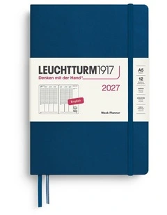 Week Planner Medium (A5) 2027, Indigo