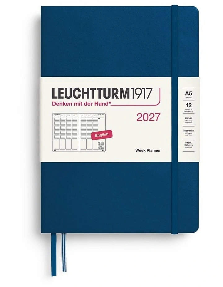 Week Planner Medium (A5) 2027, Indigo image 1