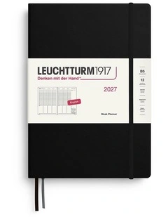 Week Planner Composition (B5) 2027, Black