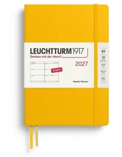 Weekly Planner Medium (A5) 2027, Sunflower