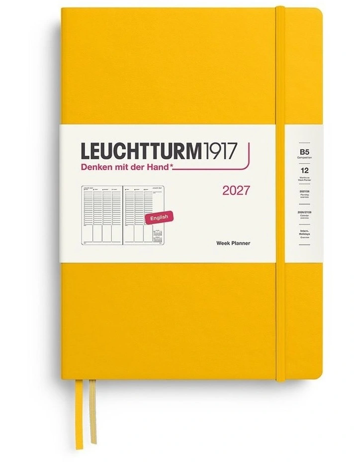 Week Planner Composition (B5) 2027, Sunflower image 1
