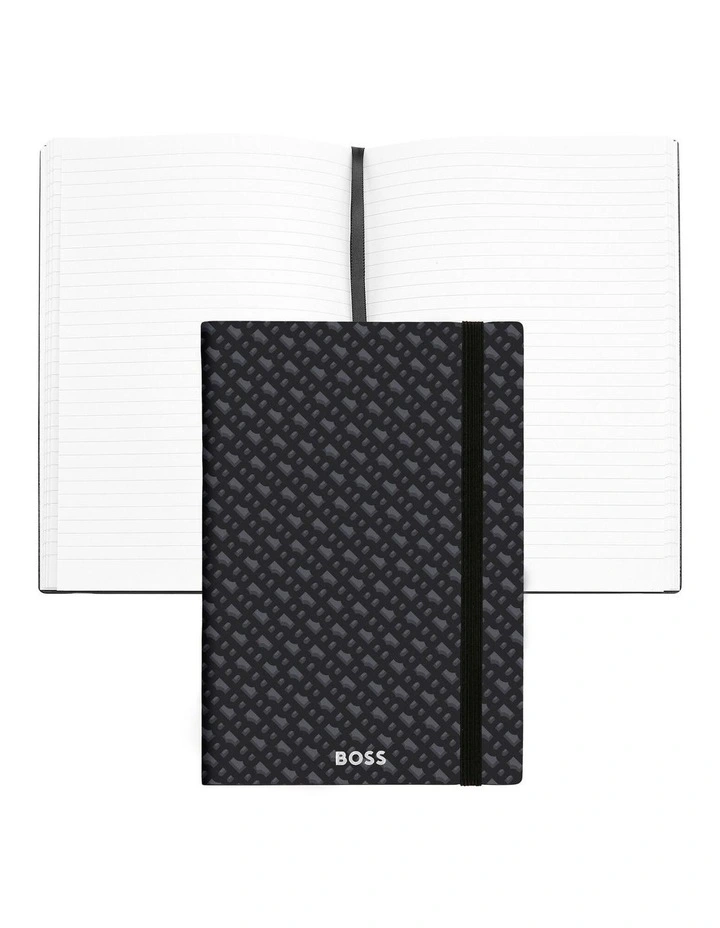 BOSS Notebook A5 Monogram Grey Lined image 2