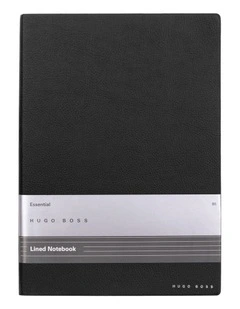 Hugo Boss Notebook B5 Essential Storyline Black Lined