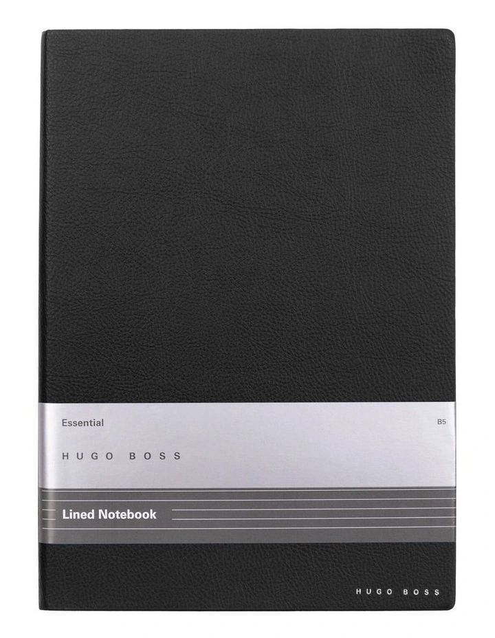 Hugo Boss Notebook B5 Essential Storyline Black Lined image 1