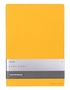 Hugo Boss Notebook B5 Essential Storyline Yellow Lined