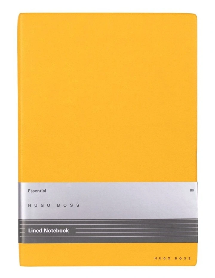 Hugo Boss Notebook B5 Essential Storyline Yellow Lined image 1