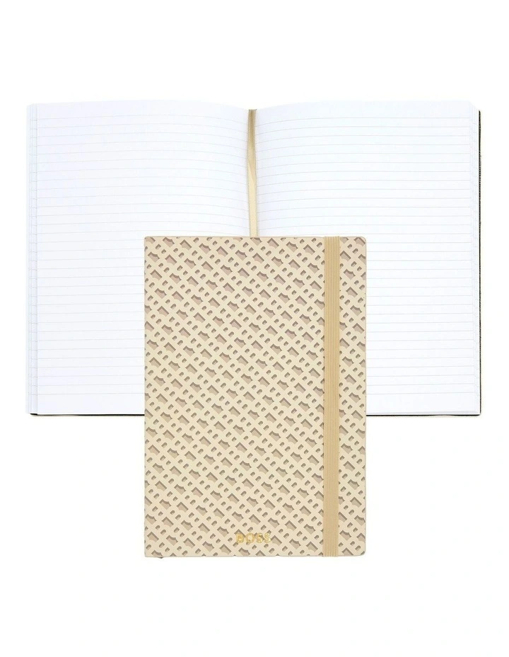 BOSS Notebook A5 Monogram Cream Lined image 2
