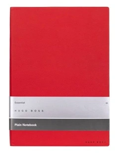 Hugo Boss Notebook B5 Essential Storyline Red Plain