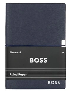 Hugo Boss Notebook A6 Elegance Navy lined