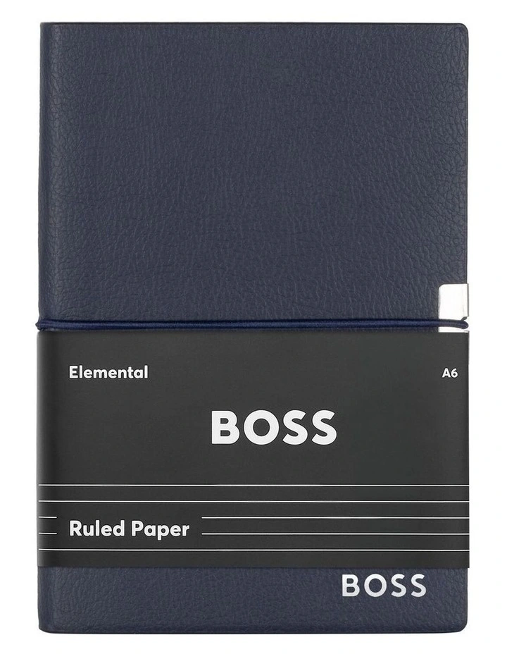 Hugo Boss Notebook A6 Elegance Navy lined image 1