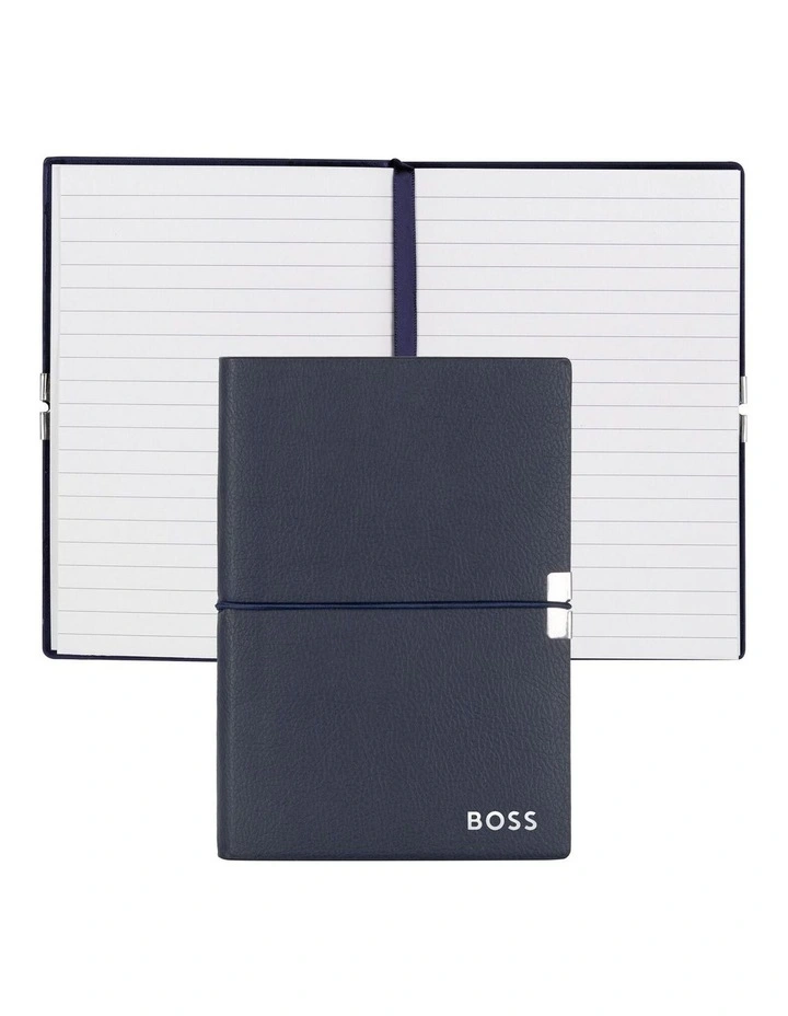 Hugo Boss Notebook A6 Elegance Navy lined image 2