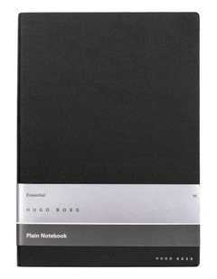 Hugo Boss Notebook B5 Essential Storyline Black Plain
