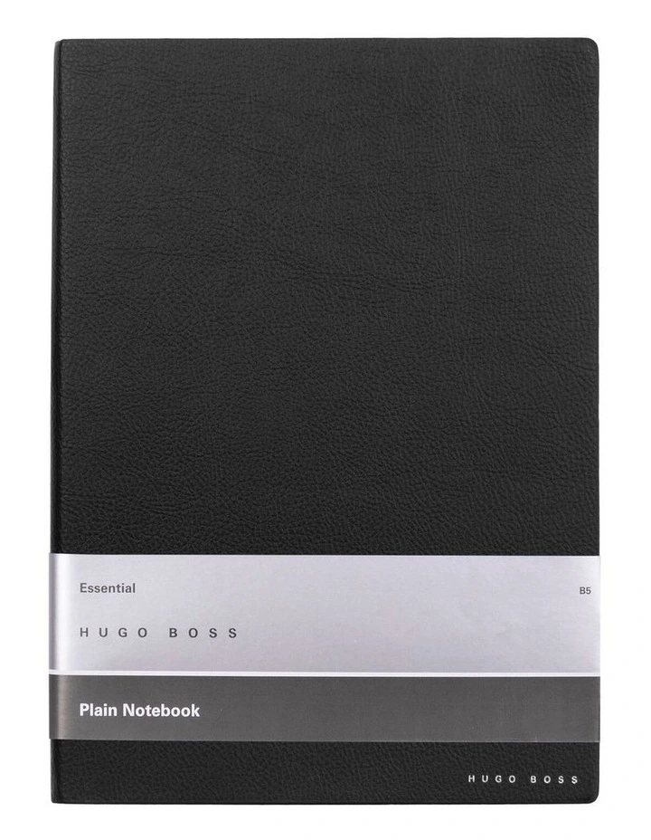 Hugo Boss Notebook B5 Essential Storyline Black Plain image 1