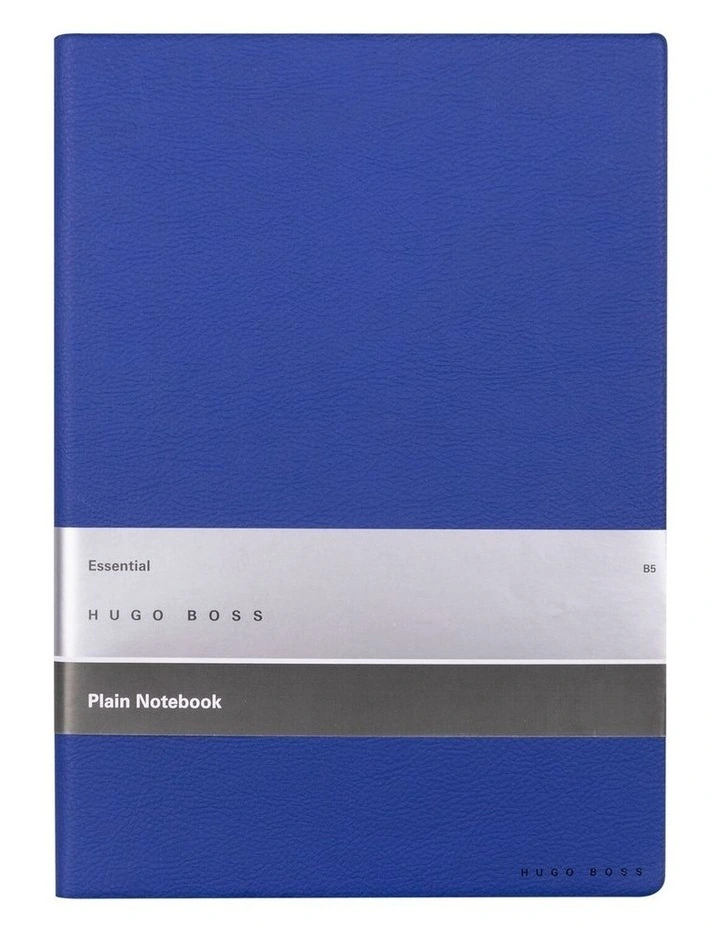 Hugo Boss Notebook B5 Essential Storyline Blue Plain image 1