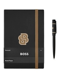 Hugo Boss Black (Ballpoint Pen & A5 Notebook Set)