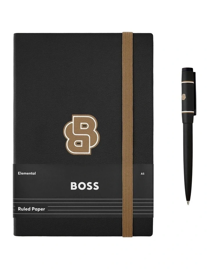 Hugo Boss Black (Ballpoint Pen & A5 Notebook Set) image 1