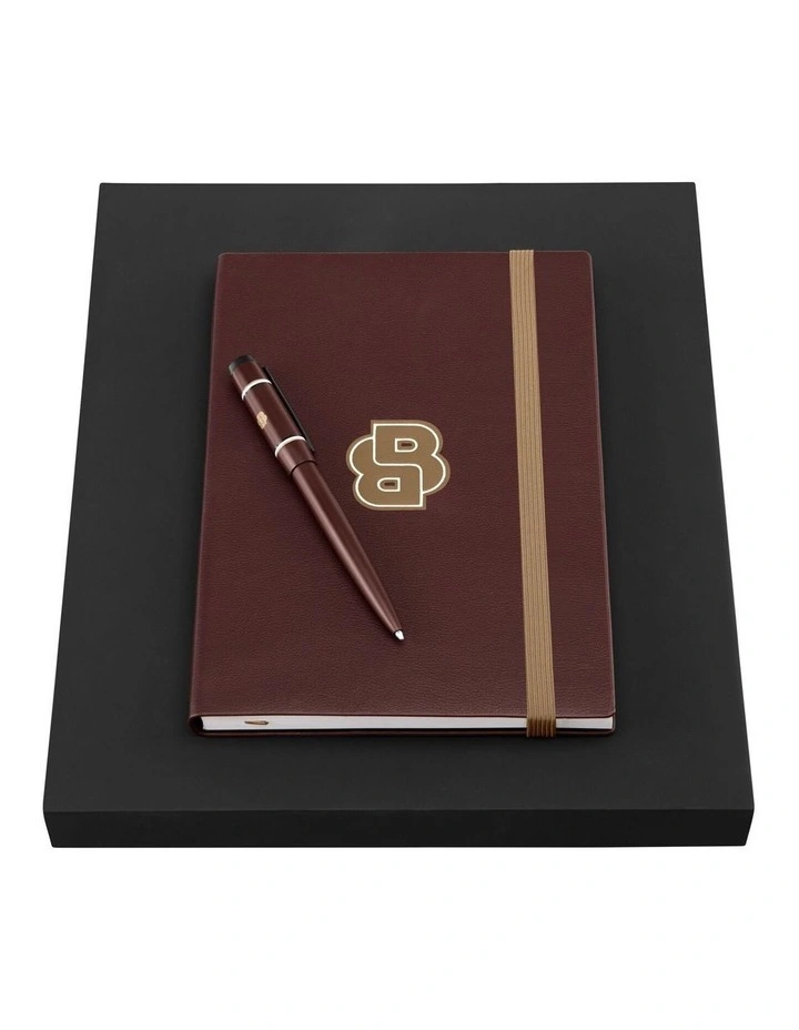 Hugo Boss Burgundy (Ballpoint Pen & A5 Notebook Set) image 2