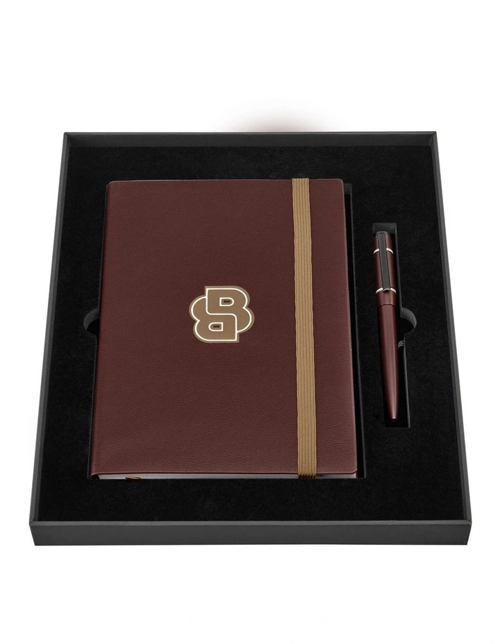 Hugo Boss Burgundy (Ballpoint Pen & A5 Notebook Set) image 3