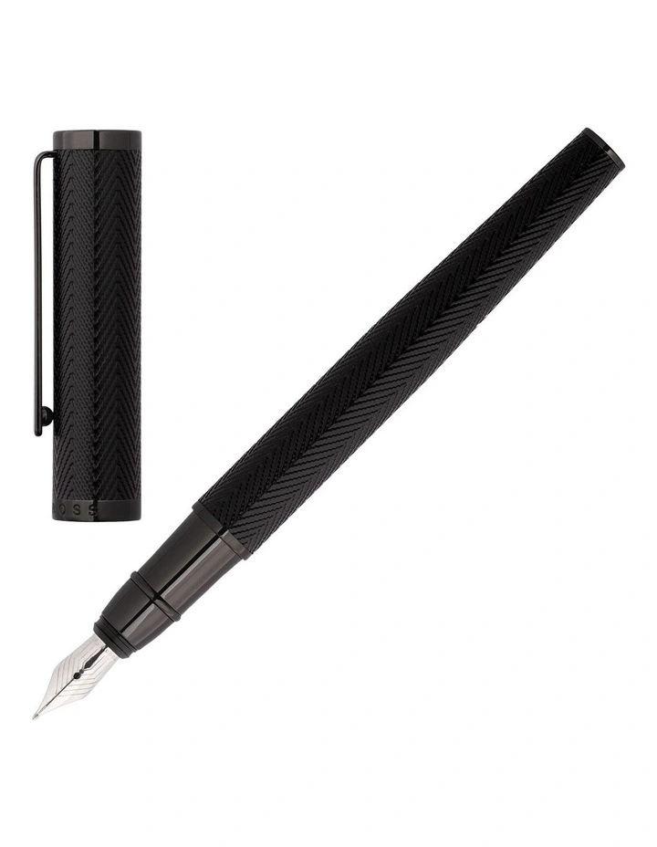 Hugo Boss Herringbone Gun Fountain Pen image 3