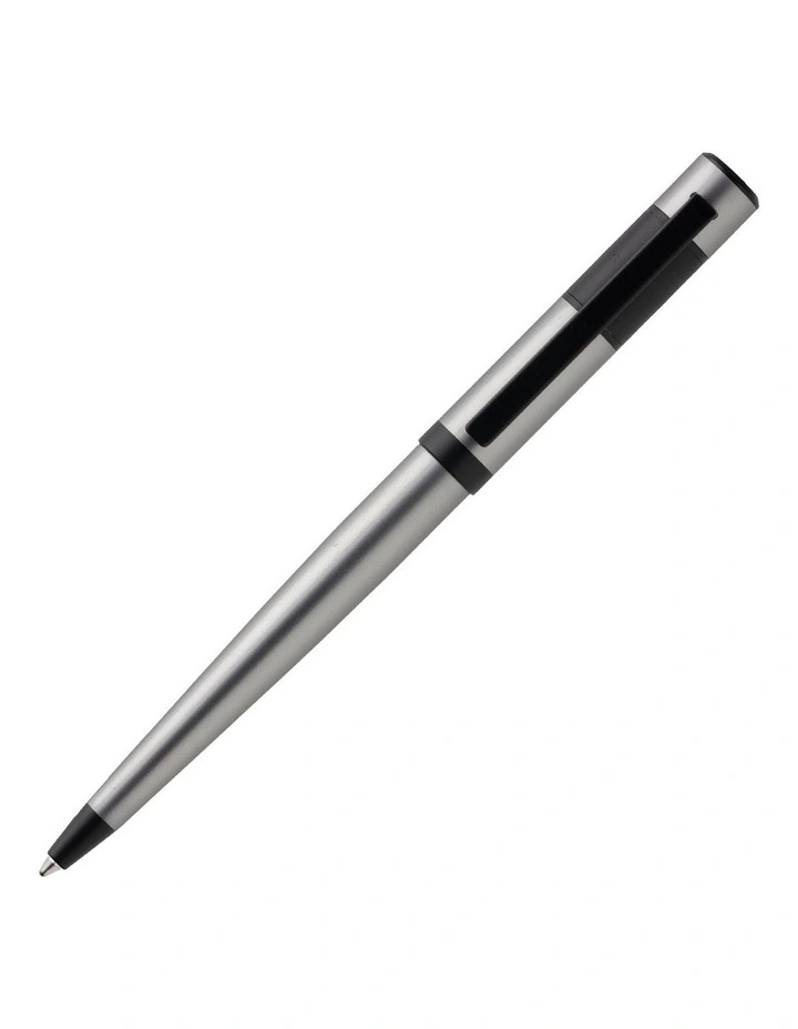 Hugo Boss Ribbon Matte Chrome Ballpoint Pen image 2