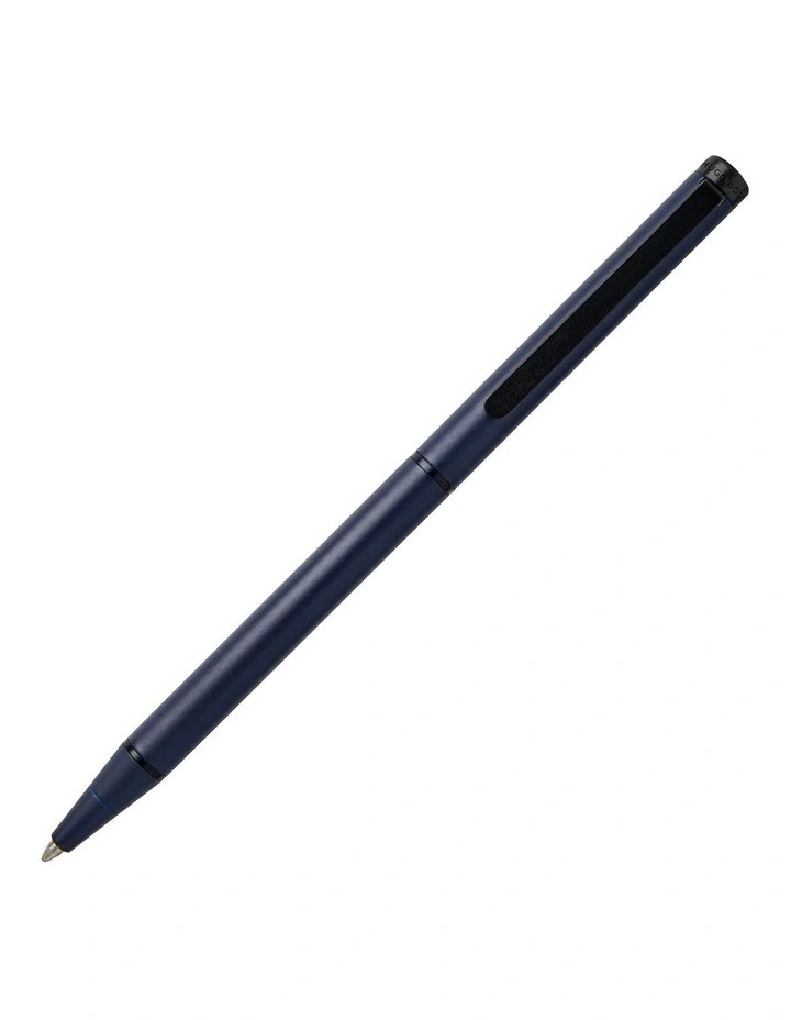 Hugo Boss Cloud Matte Medieval Blue Slim Ballpoint Pen image 1